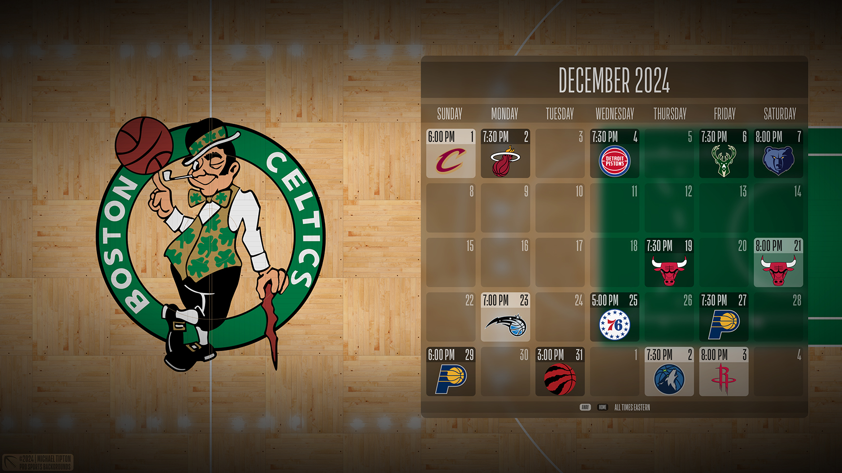 Boston Celtics wallpaper schedule desktop ET NBA placeholder thumb