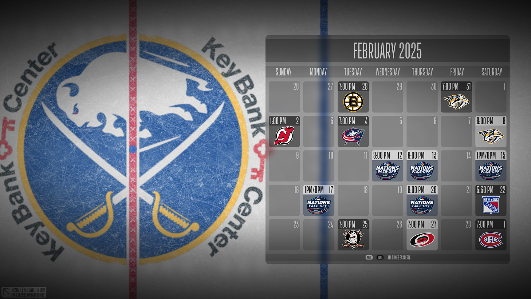 Buffalo Sabres wallpaper schedule desktop ET NHL placeholder thumb