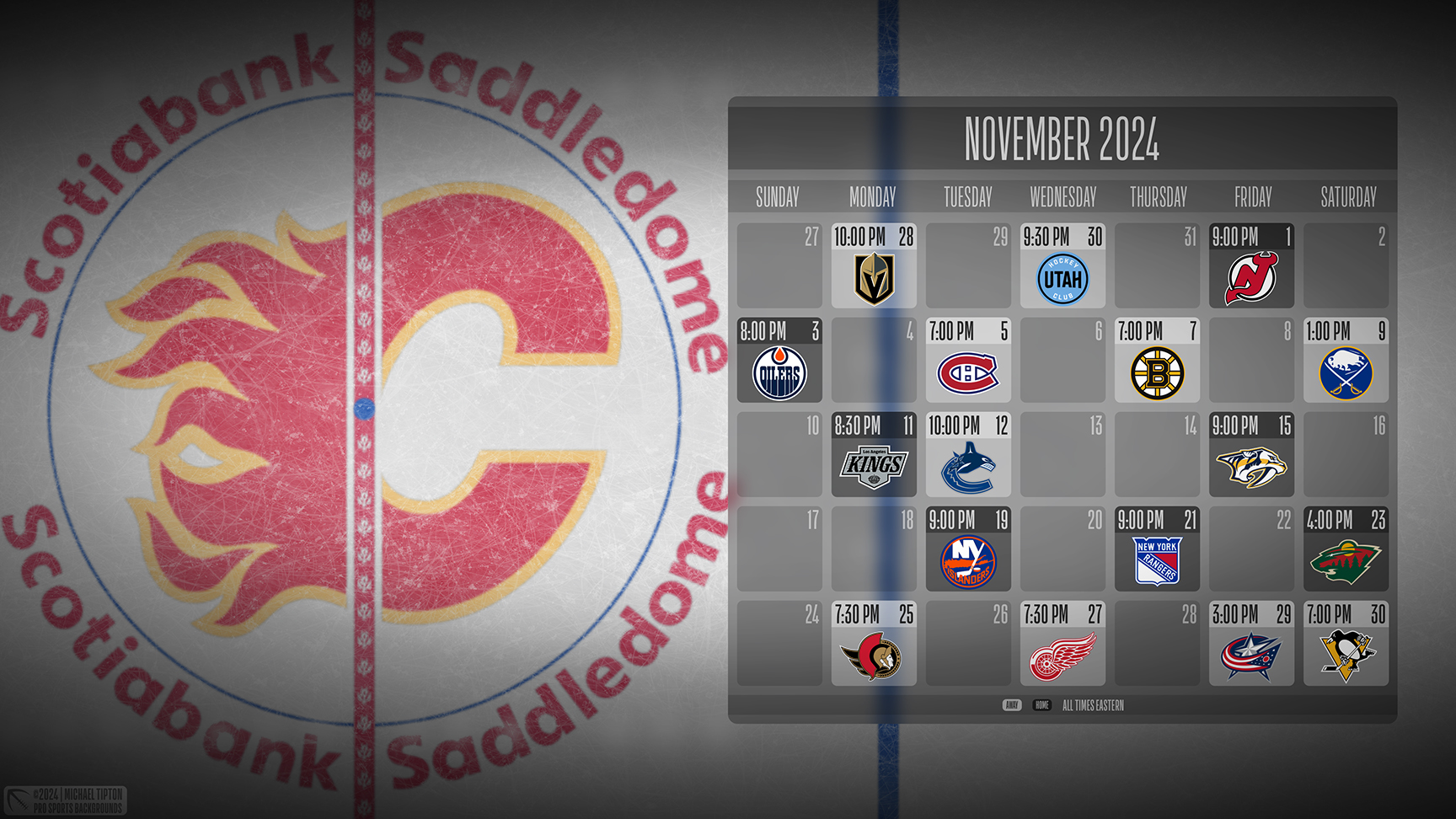 Calgary Flames wallpaper schedule desktop ET NHL placeholder thumb