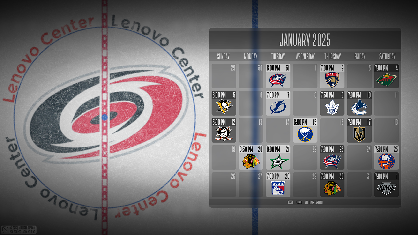 Carolina Hurricanes wallpaper schedule desktop ET NHL placeholder thumb