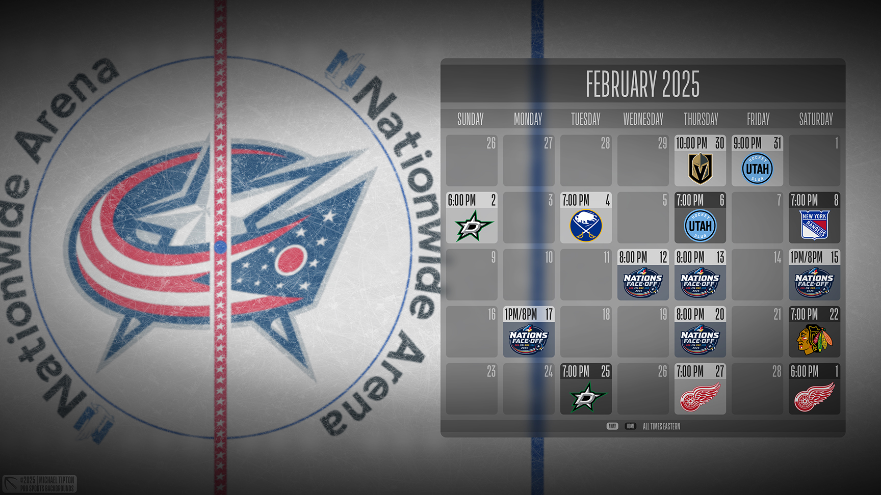 Columbus Blue Jackets wallpaper schedule desktop ET NHL placeholder thumb