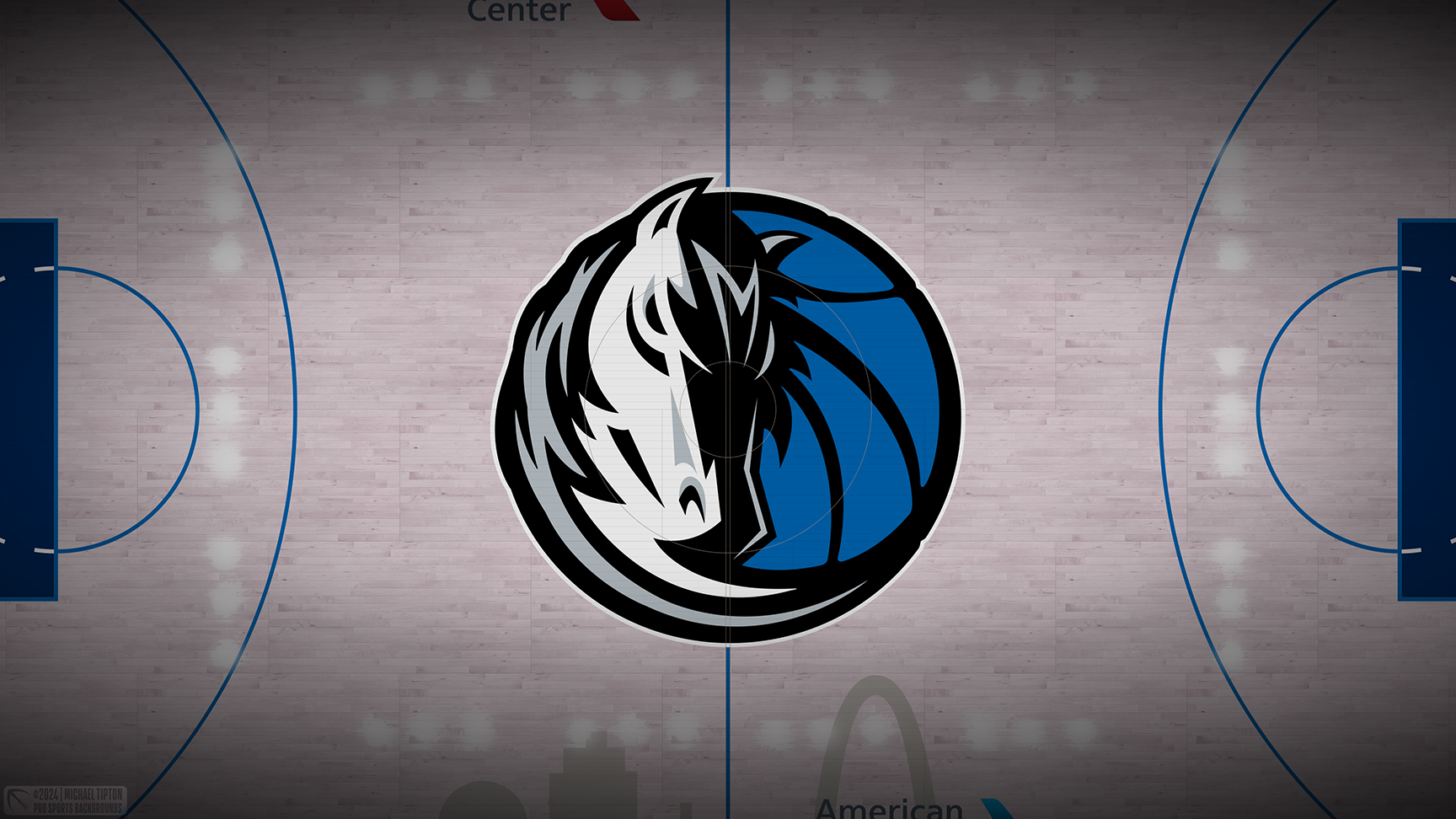 Dallas Mavericks wallpaper logo desktop NBA 2024 2025 v2 thumb