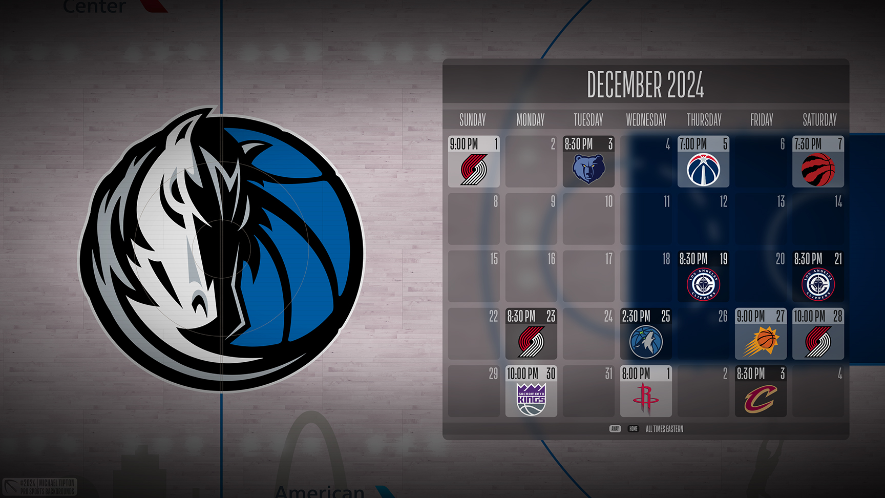 Dallas Mavericks wallpaper schedule desktop ET NBA placeholder thumb