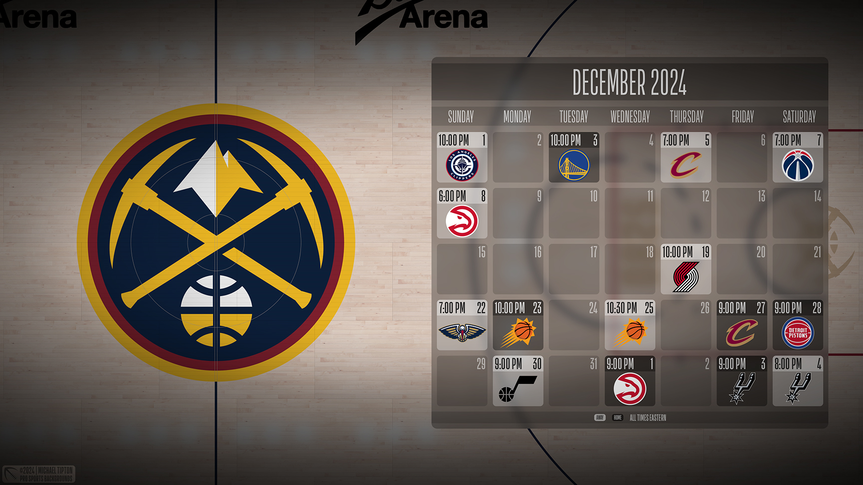 Denver Nuggets wallpaper schedule desktop ET NBA placeholder thumb