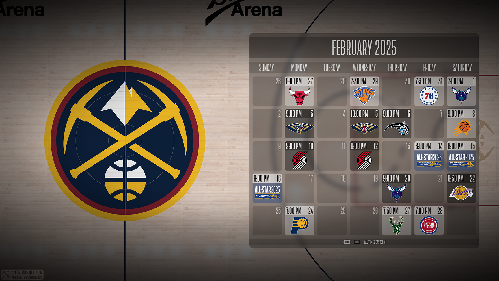 Denver Nuggets wallpaper schedule desktop ET NBA placeholder thumb