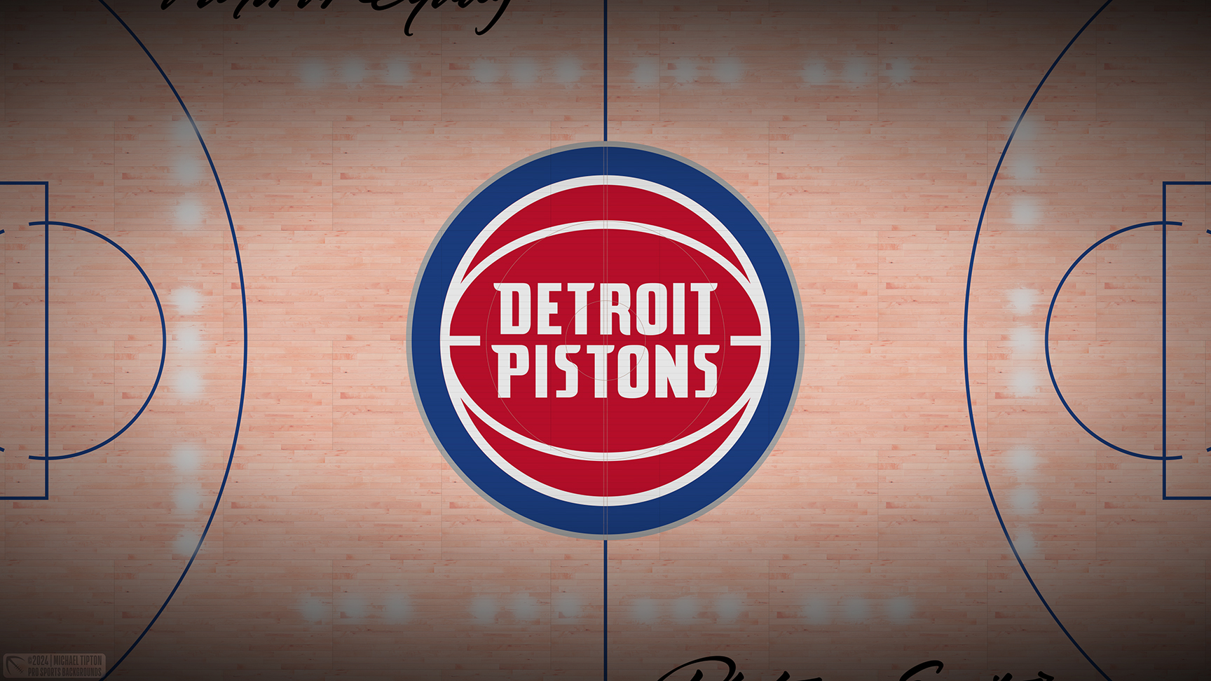 Detroit Pistons wallpaper logo desktop NBA 2024 2025 thumb