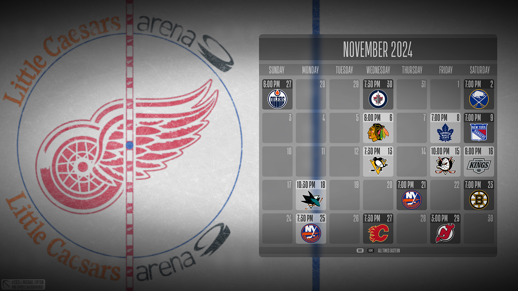 Detroit Red Wings wallpaper schedule desktop ET NHL placeholder thumb