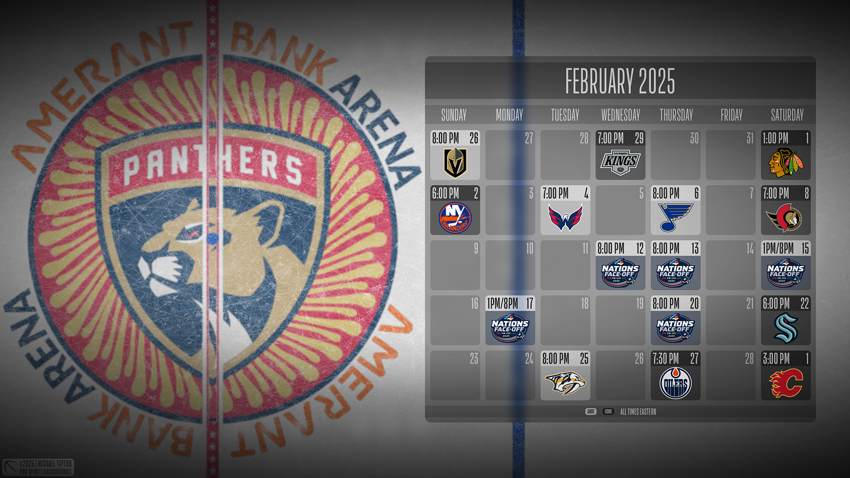 Florida Panthers wallpaper schedule desktop ET NHL placeholder thumb