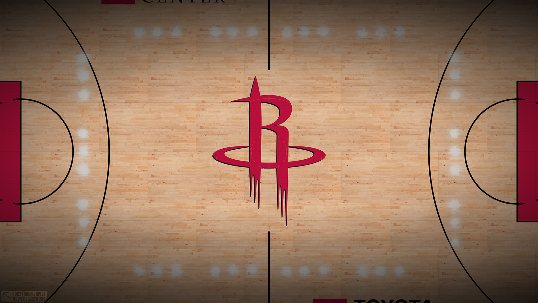 Houston Rockets wallpaper logo desktop NBA 2024 2025 v2 thumb