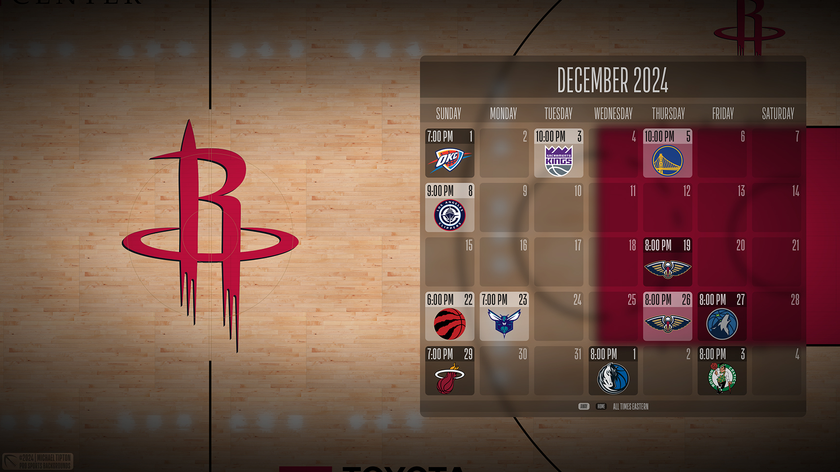 Houston Rockets wallpaper schedule desktop ET NBA placeholder thumb