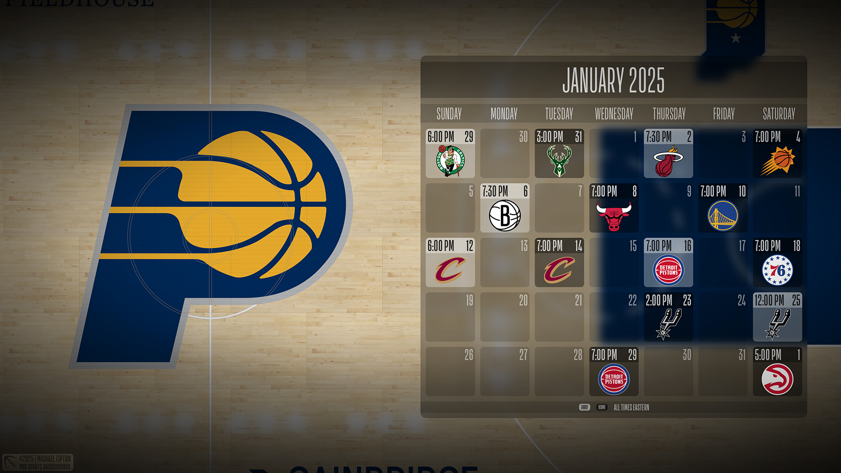 Indiana Pacers wallpaper schedule desktop ET NBA placeholder thumb