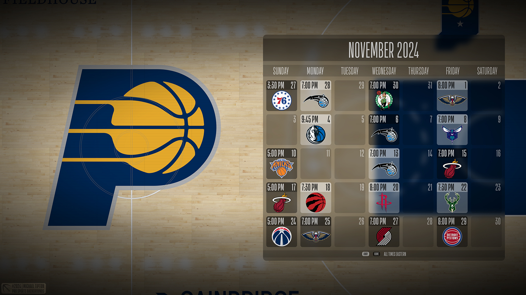 Indiana Pacers wallpaper schedule desktop ET NBA placeholder thumb