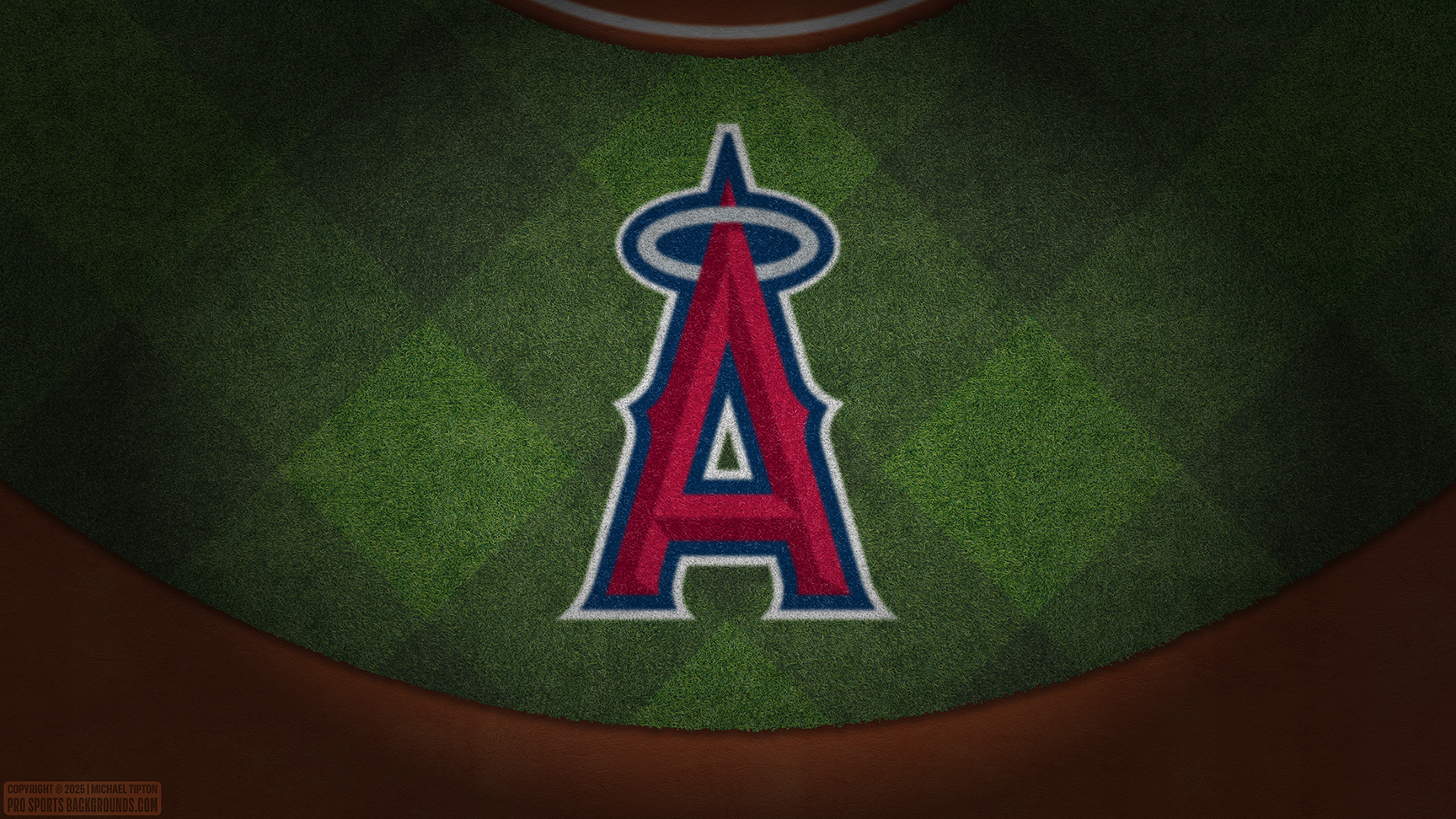 Los Angeles Angels wallpaper logo desktop MLB 2025 season thumb