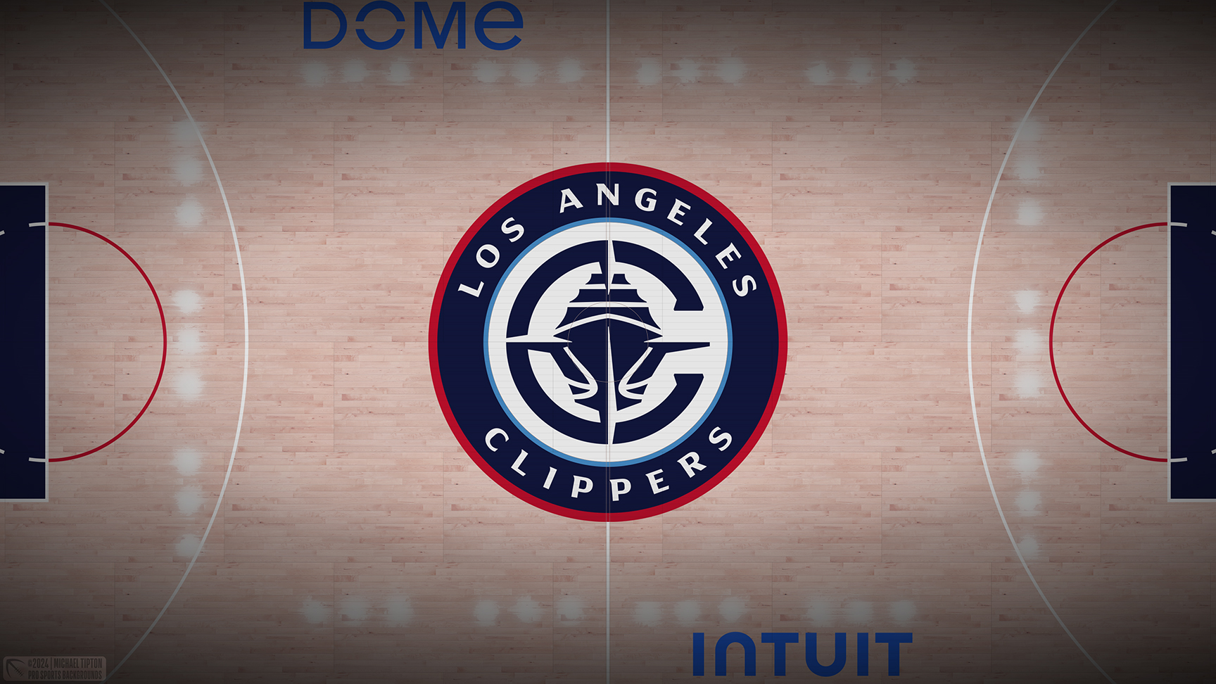 Los Angeles Clippers wallpaper logo desktop NBA 2024 2025 thumb