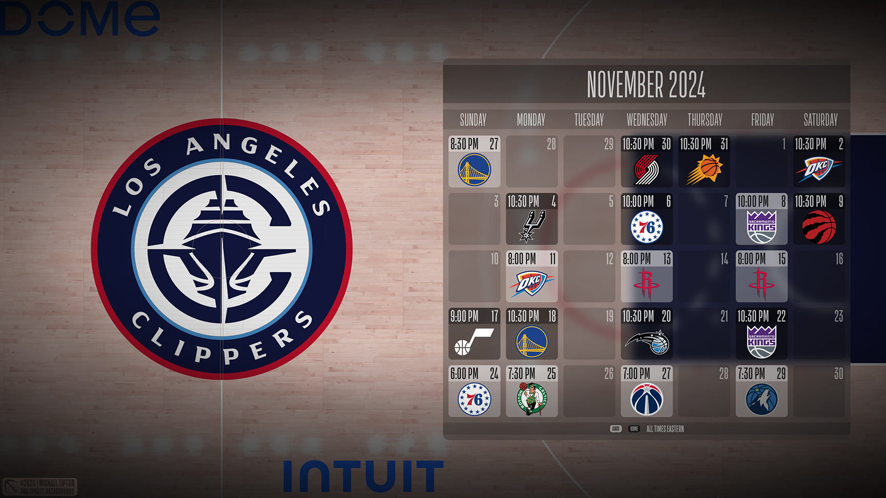 Los Angeles Clippers wallpaper schedule desktop ET NBA placeholder thumb