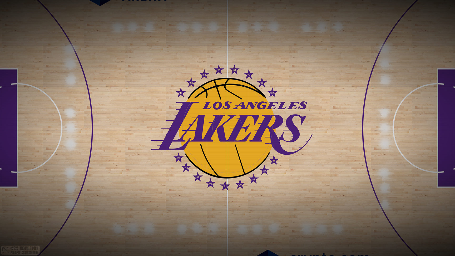 Los Angeles Lakers wallpaper logo desktop NBA 2024 2025 thumb