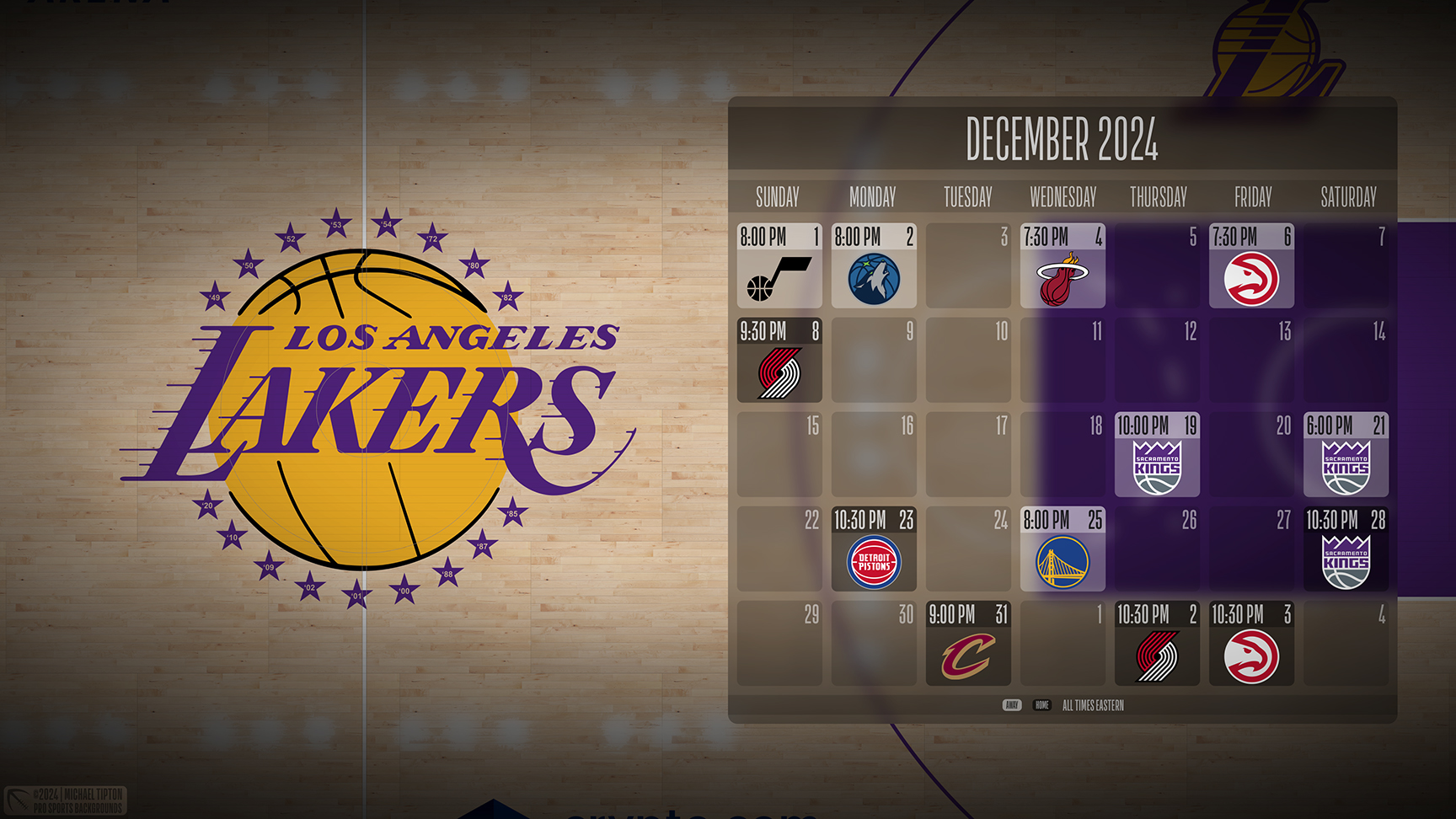 Los Angeles Lakers wallpaper schedule desktop ET NBA placeholder thumb