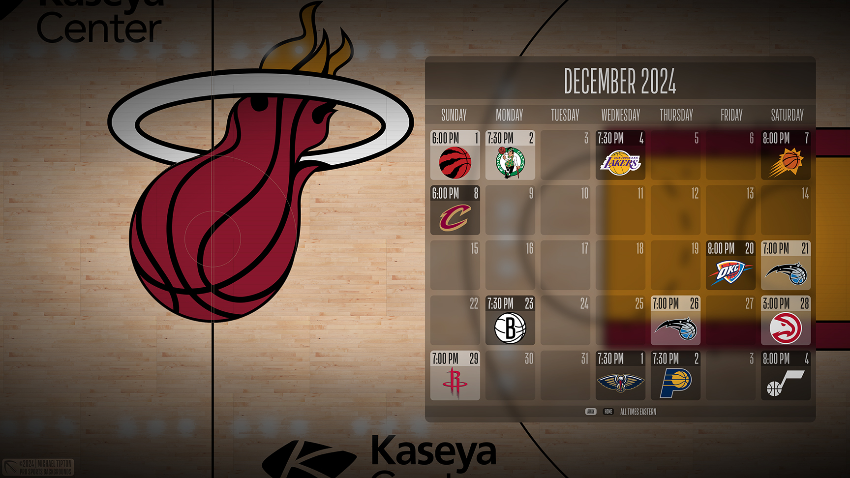 Miami Heat wallpaper schedule desktop ET NBA placeholder thumb