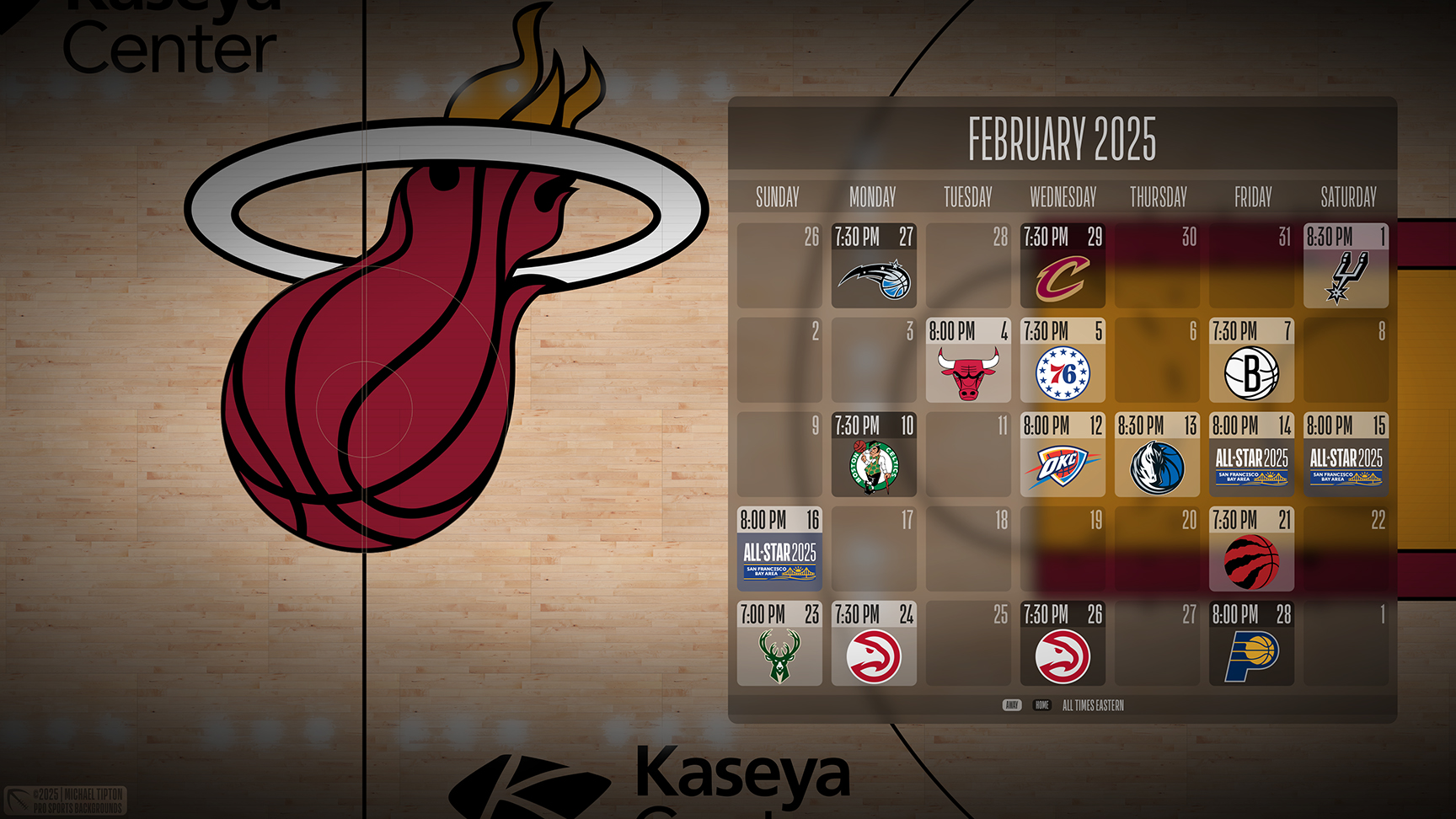 Miami Heat wallpaper schedule desktop ET NBA placeholder thumb