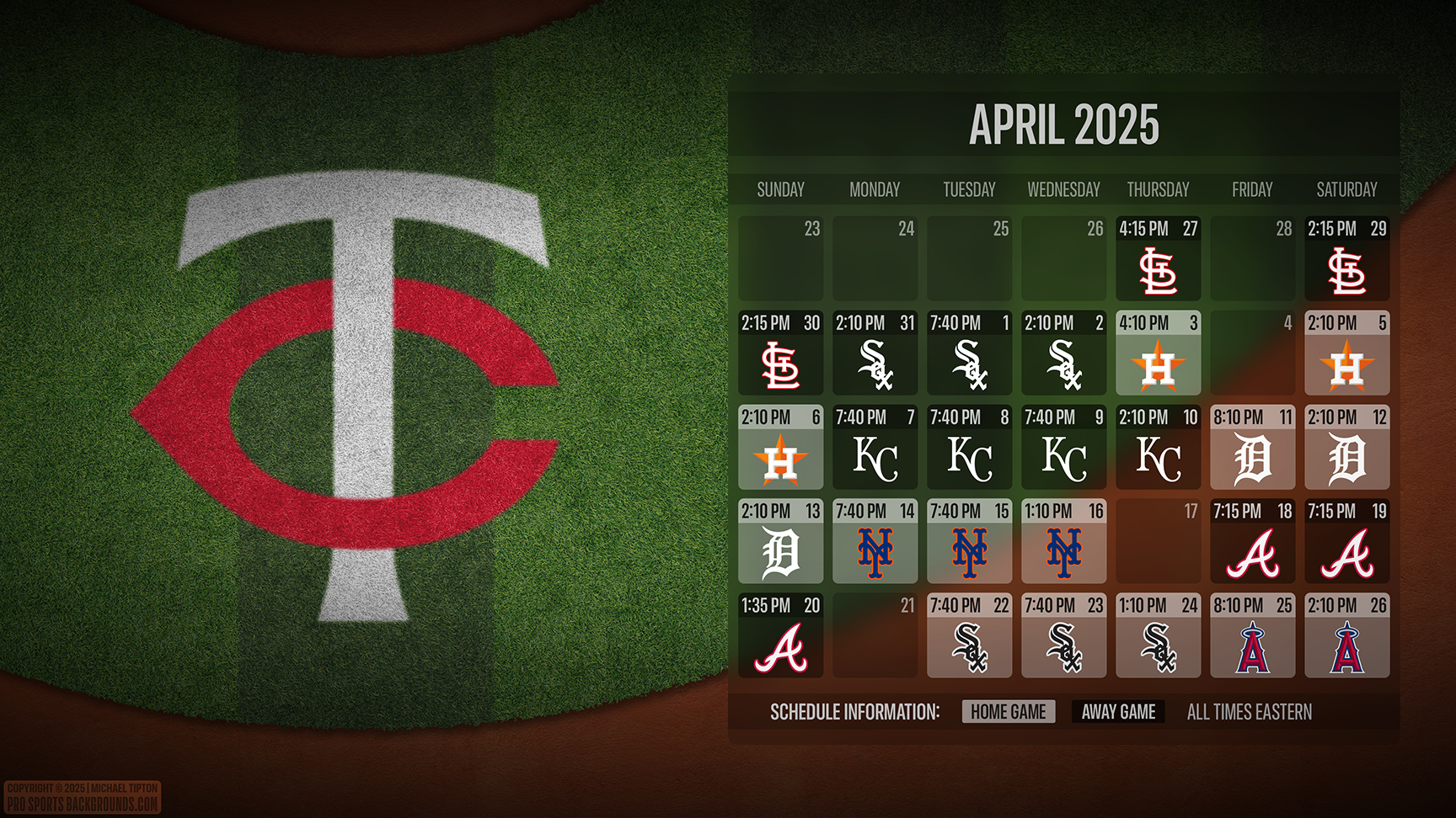 Minnesota Twins wallpaper schedule desktop ET MLB placeholder thumb