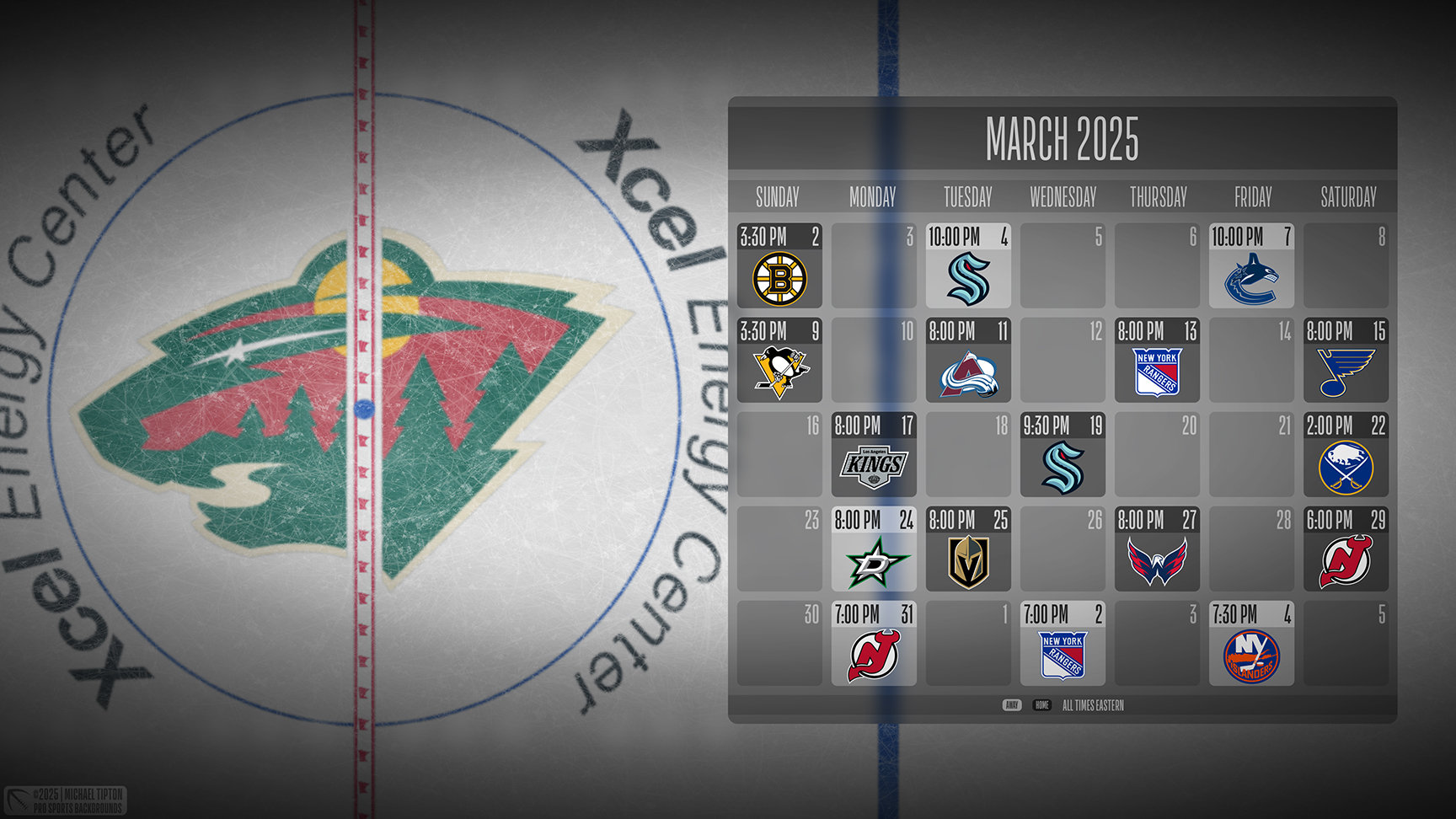 Minnesota Wild wallpaper schedule desktop ET NHL placeholder thumb