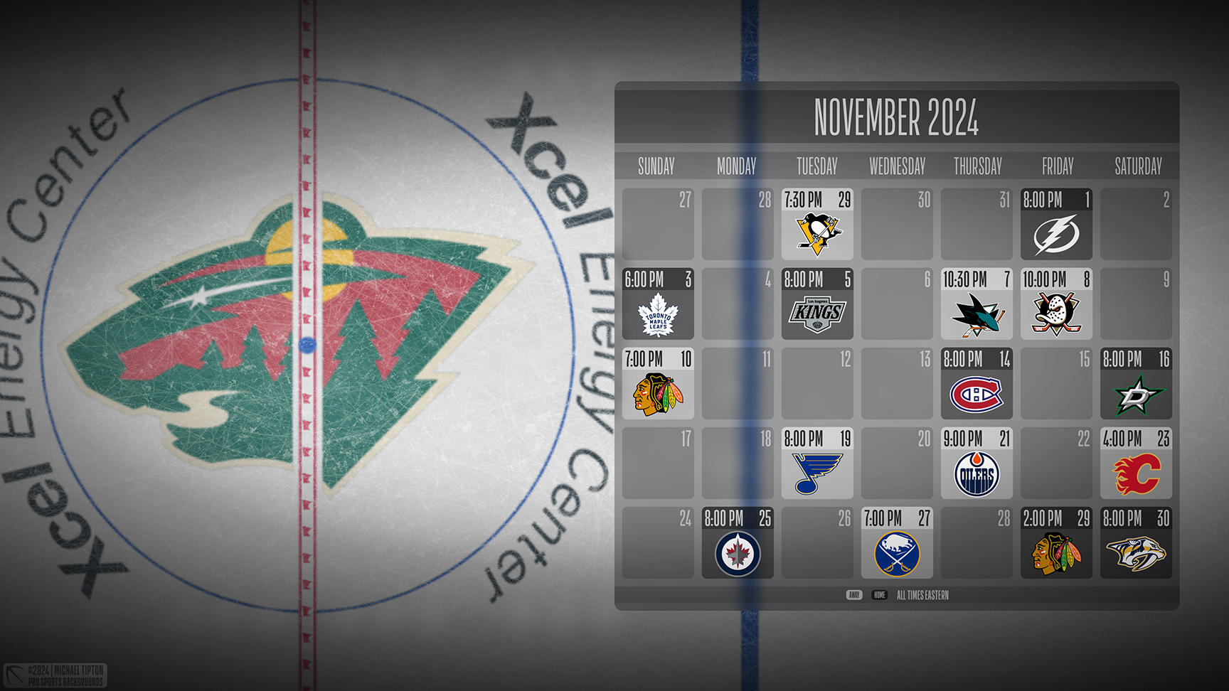 Minnesota Wild wallpaper schedule desktop ET NHL placeholder thumb