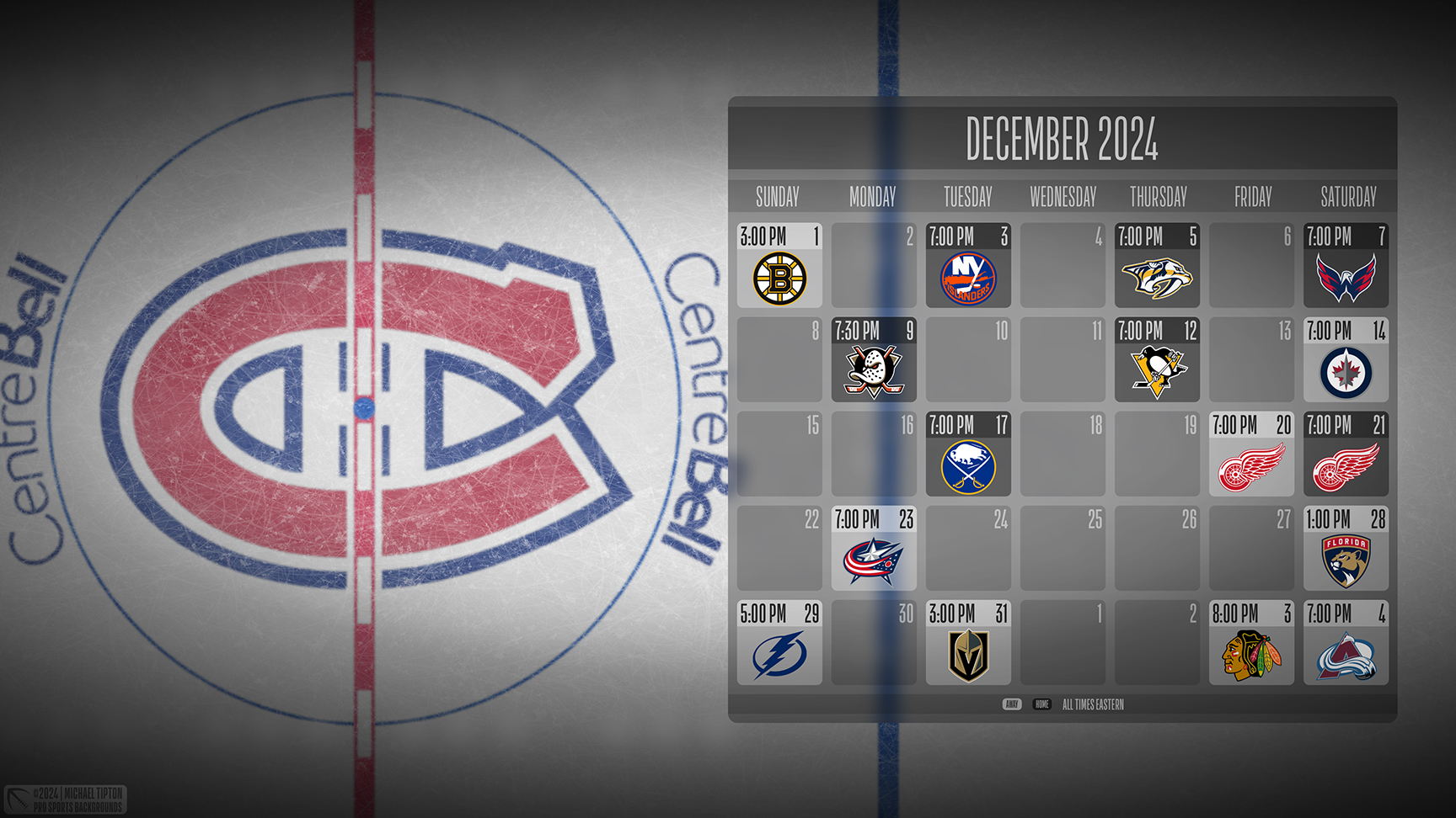 Montreal Canadiens wallpaper schedule desktop ET NHL placeholder thumb