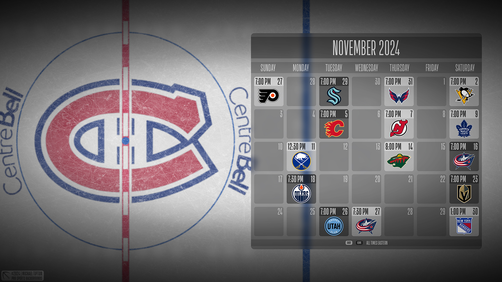 Montreal Canadiens wallpaper schedule desktop ET NHL placeholder thumb