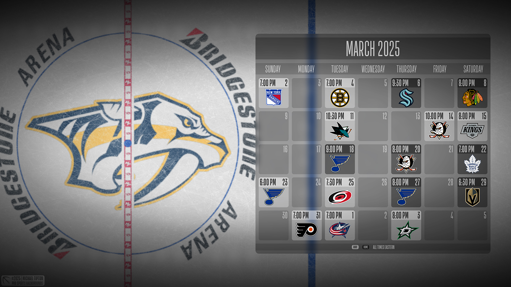 Nashville Predators wallpaper schedule desktop ET NHL placeholder thumb