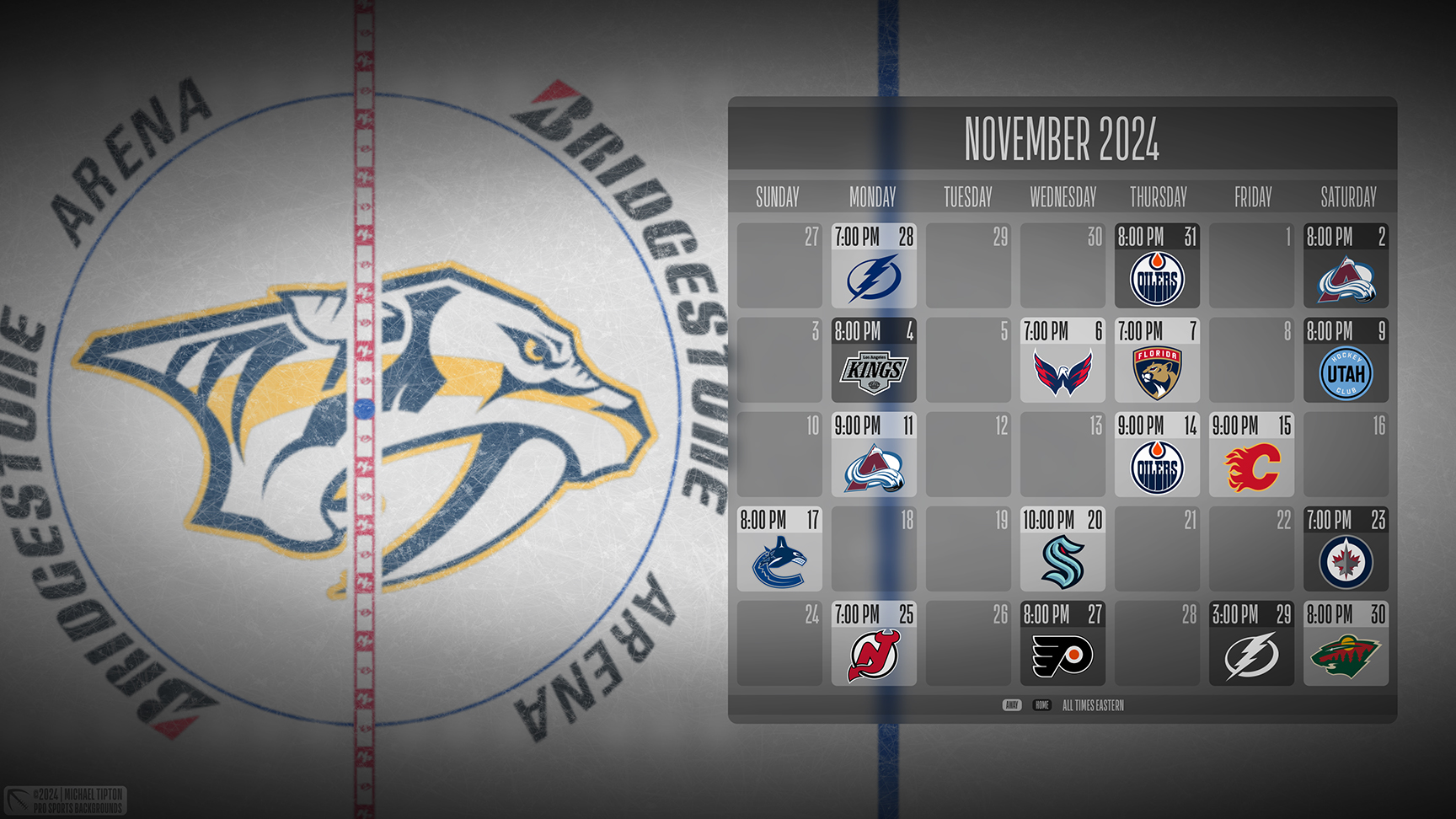 Nashville Predators wallpaper schedule desktop ET NHL placeholder thumb