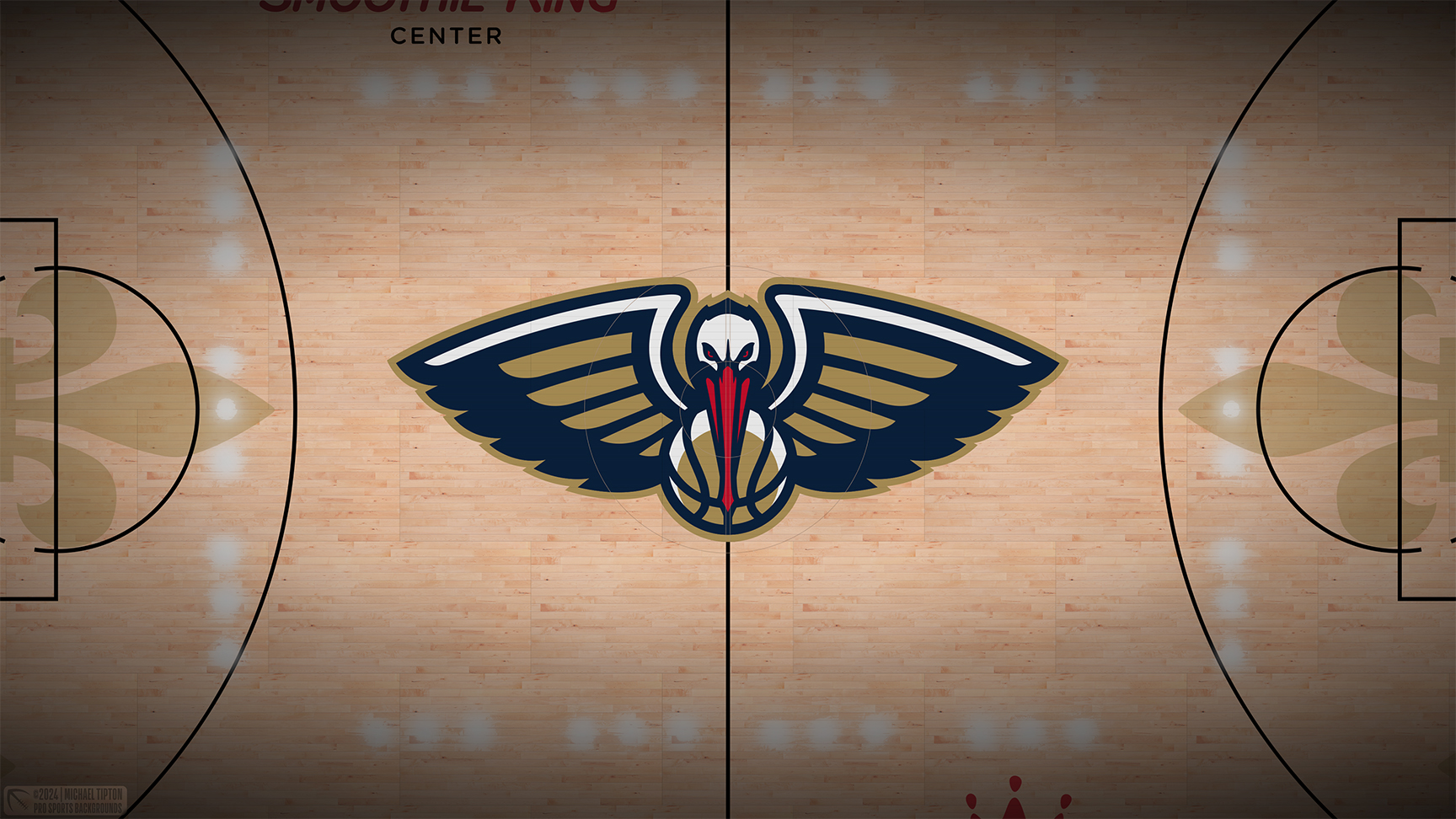 New Orleans Pelicans wallpaper logo desktop NBA 2024 2025 thumb