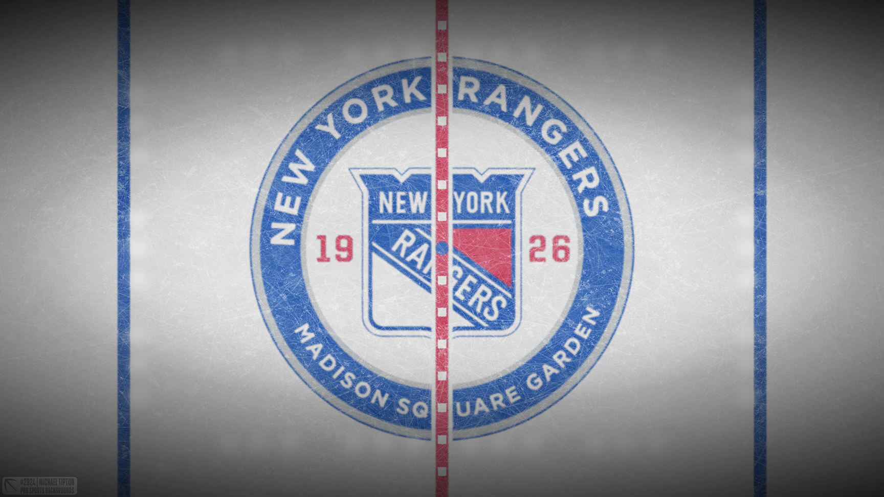 New York Rangers wallpaper logo desktop NHL 2024 2025 season thumb