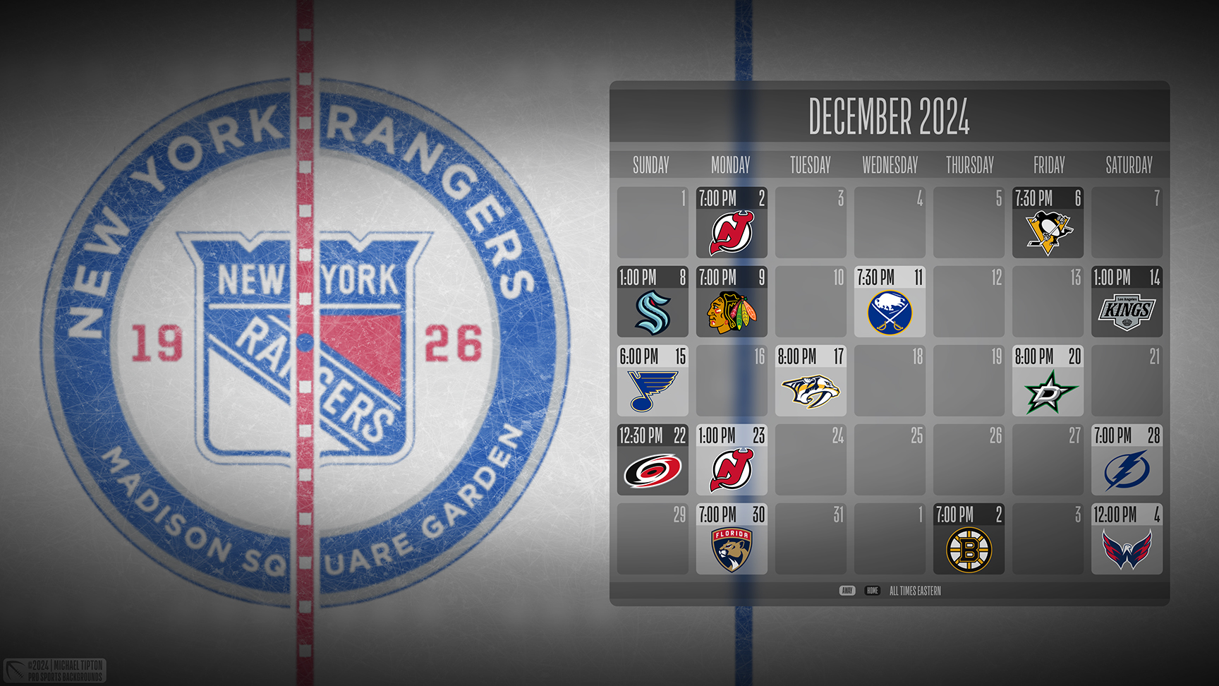 New York Rangers wallpaper schedule desktop ET NHL placeholder thumb