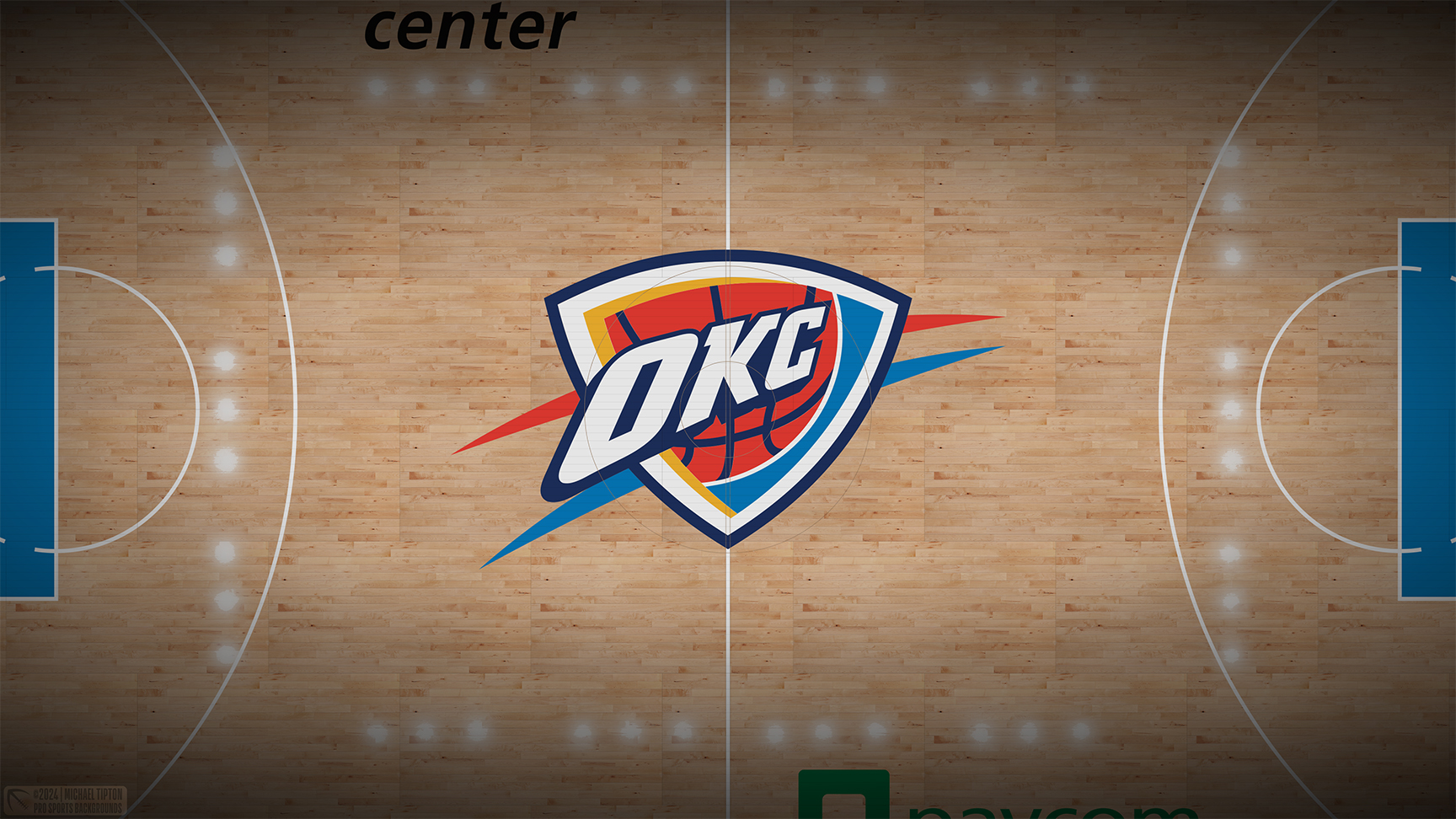 Oklahoma City Thunder wallpaper logo desktop NBA 2024 2025 thumb