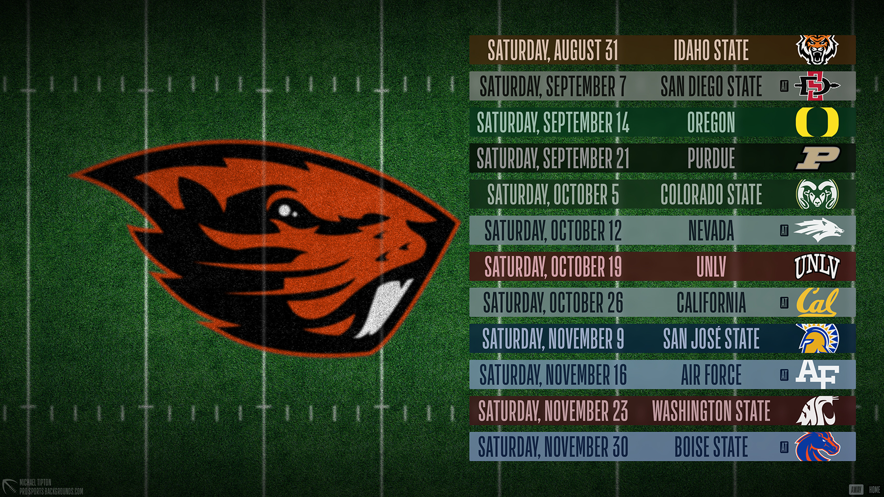 Osu Beavers Football Schedule 2024 Karla KaraLynn