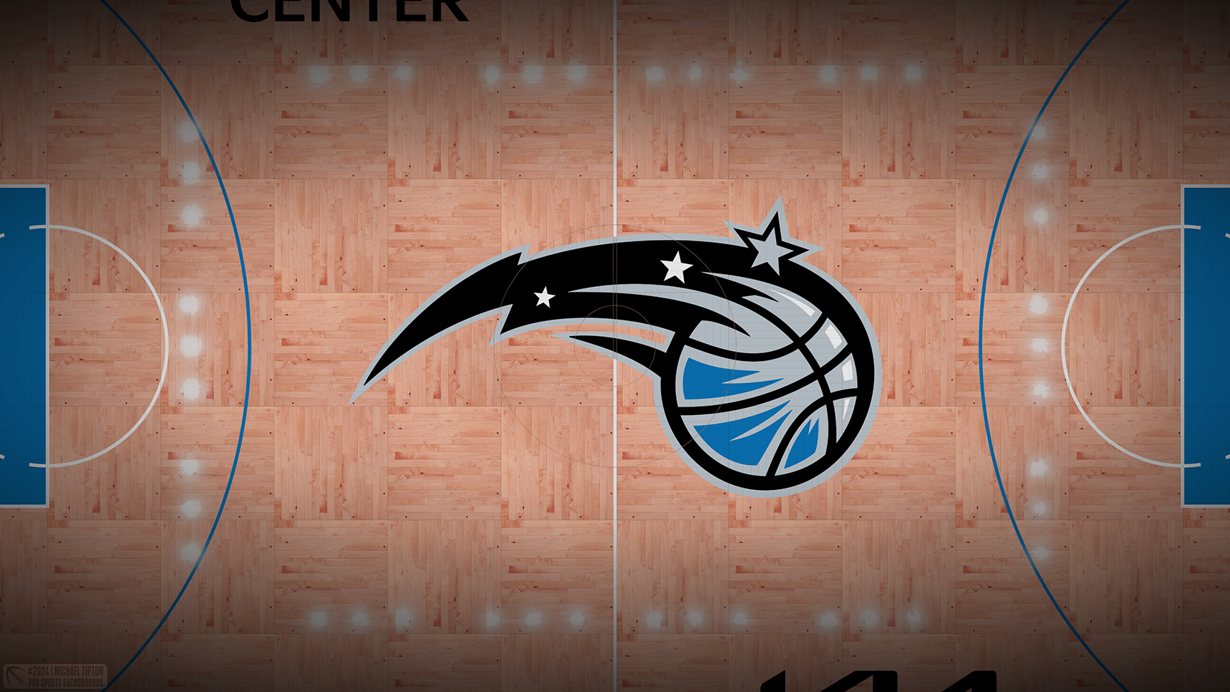 Orlando Magic wallpaper logo desktop NBA 2024 2025 v2 thumb