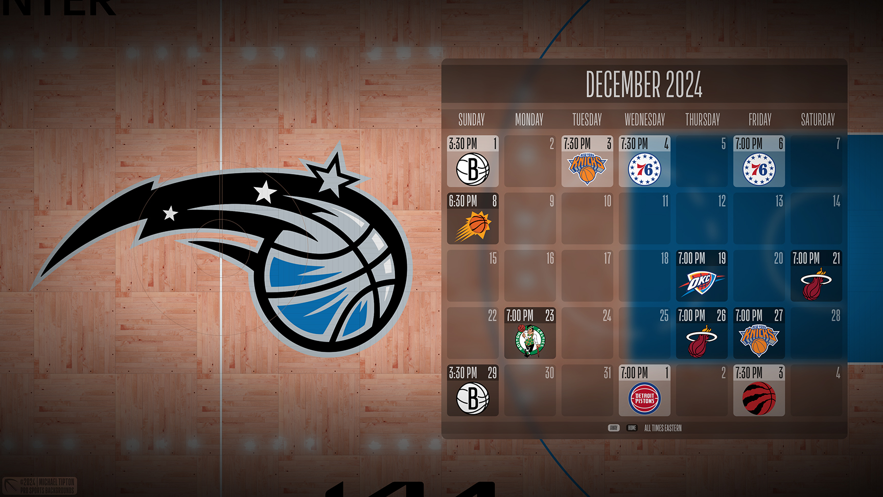 Orlando Magic wallpaper schedule desktop ET NBA placeholder thumb