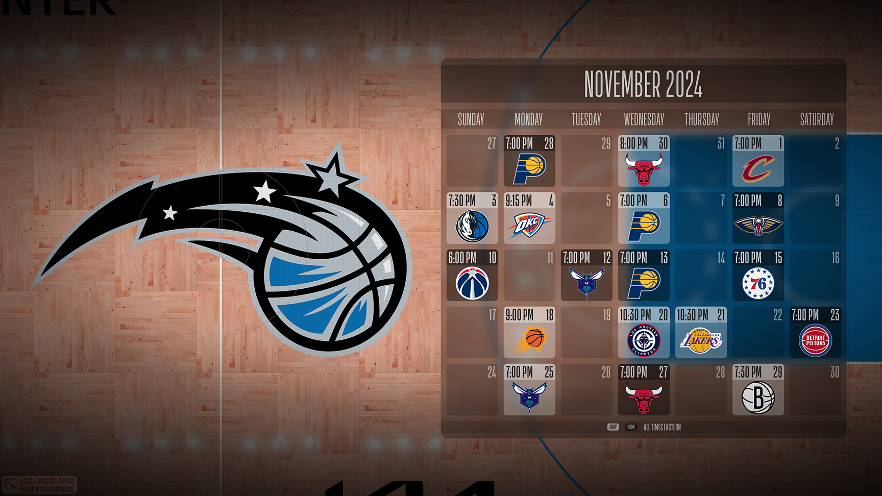 Orlando Magic wallpaper schedule desktop ET NBA placeholder thumb