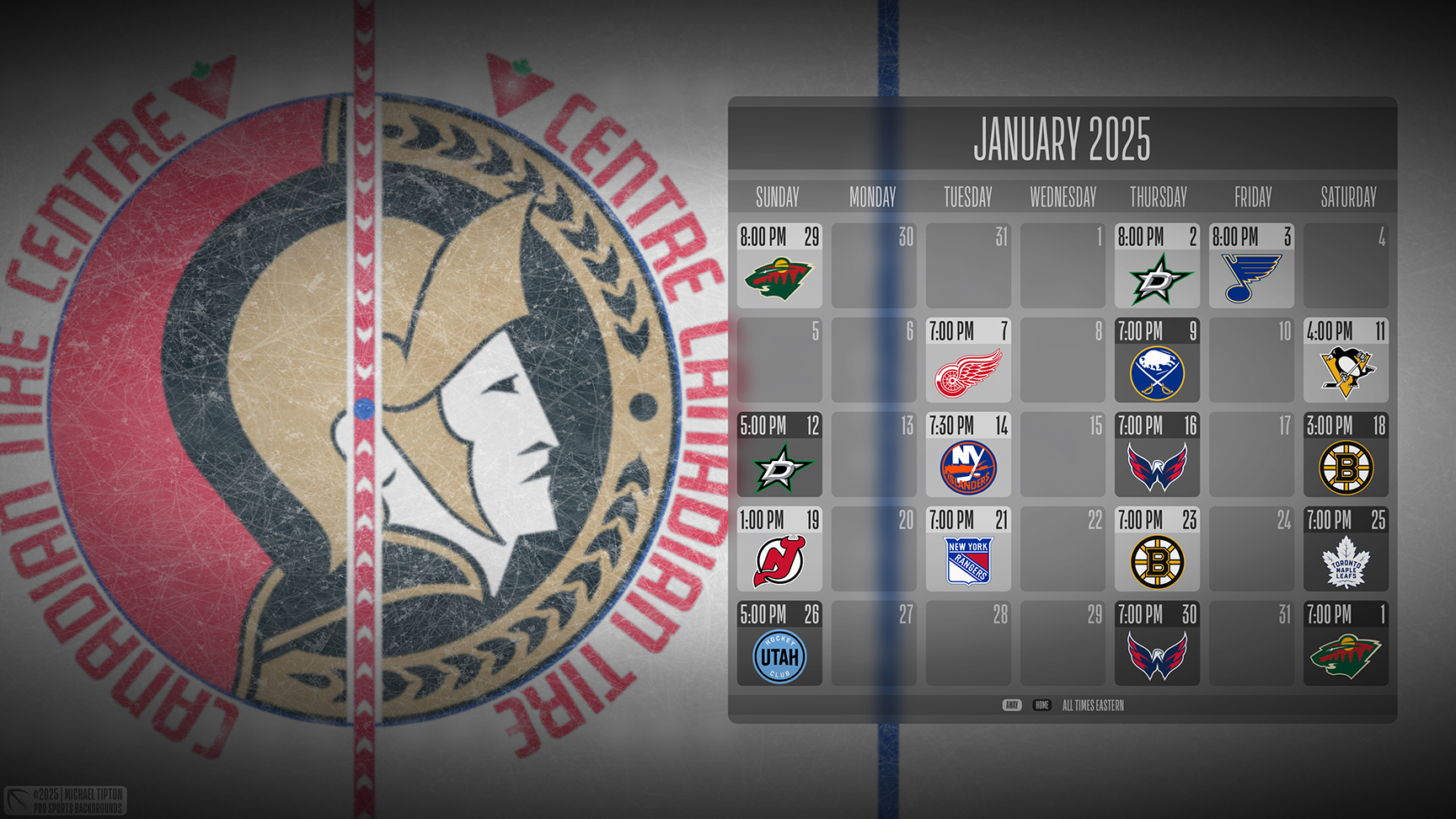 Ottawa Senators wallpaper schedule desktop ET NHL placeholder thumb