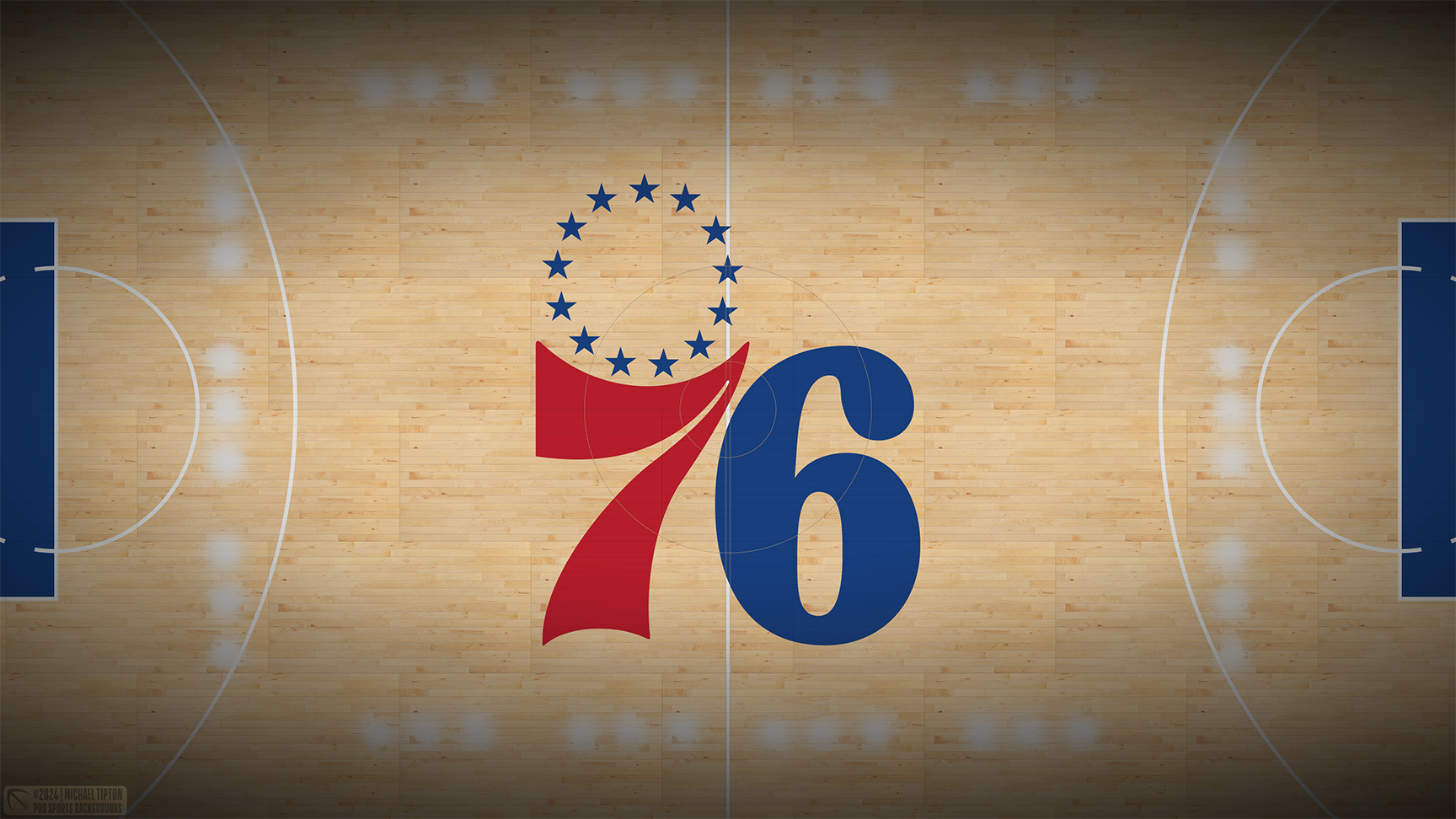 Philadelphia 76ers wallpaper logo desktop NBA 2024 2025 thumb