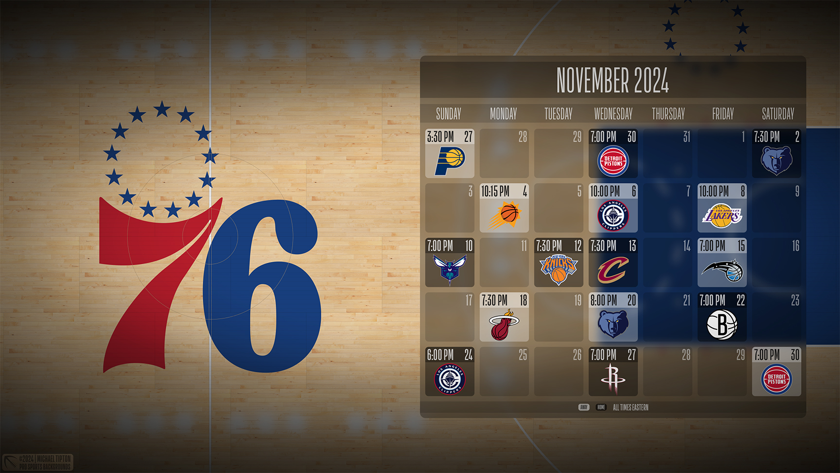 Philadelphia 76ers wallpaper schedule desktop ET NBA placeholder thumb