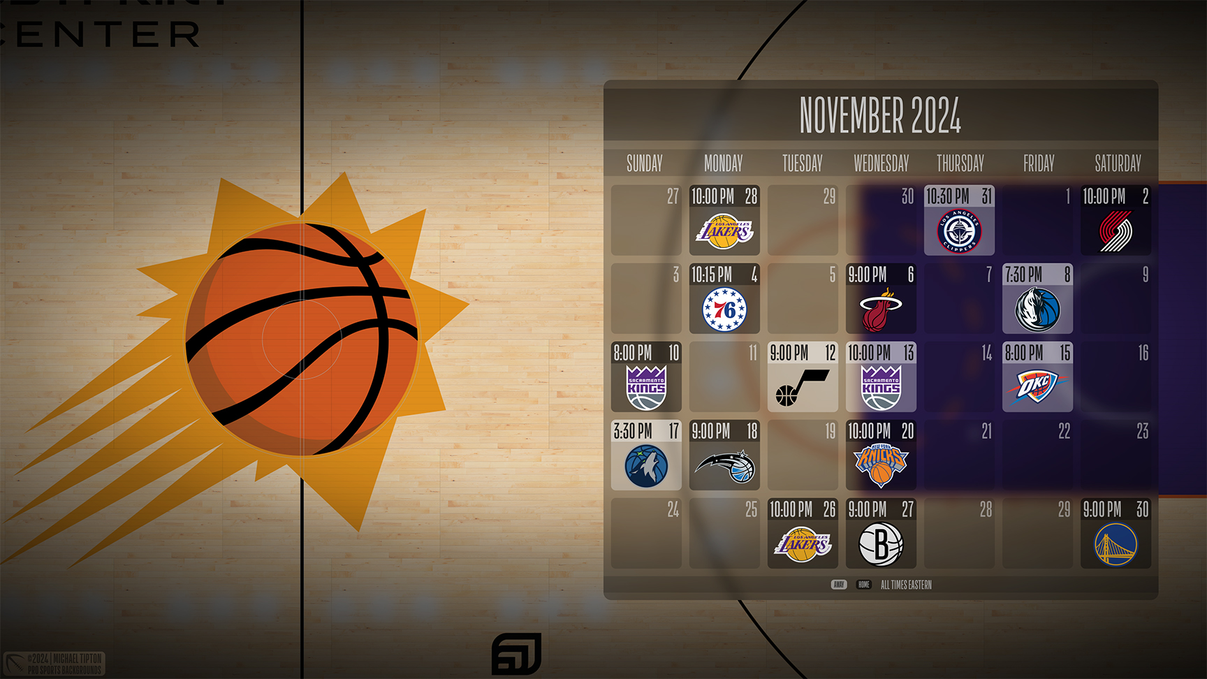 Phoenix Suns wallpaper schedule desktop ET NBA placeholder thumb