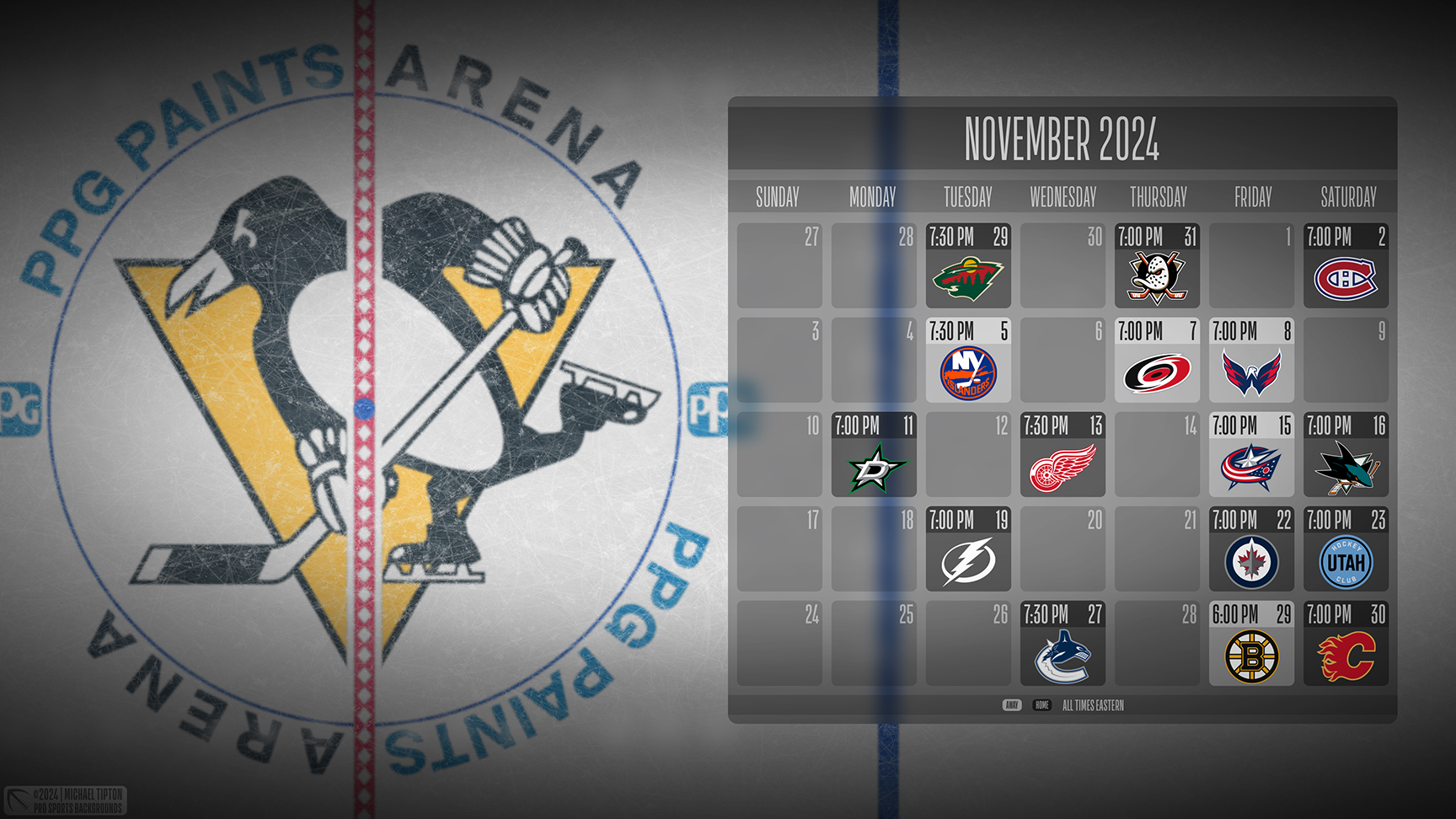 Pittsburgh Penguins wallpaper schedule desktop ET NHL placeholder thumb