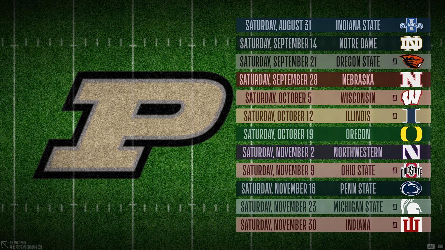 2024 Purdue Boilermakers Wallpaper – Pro Sports Backgrounds