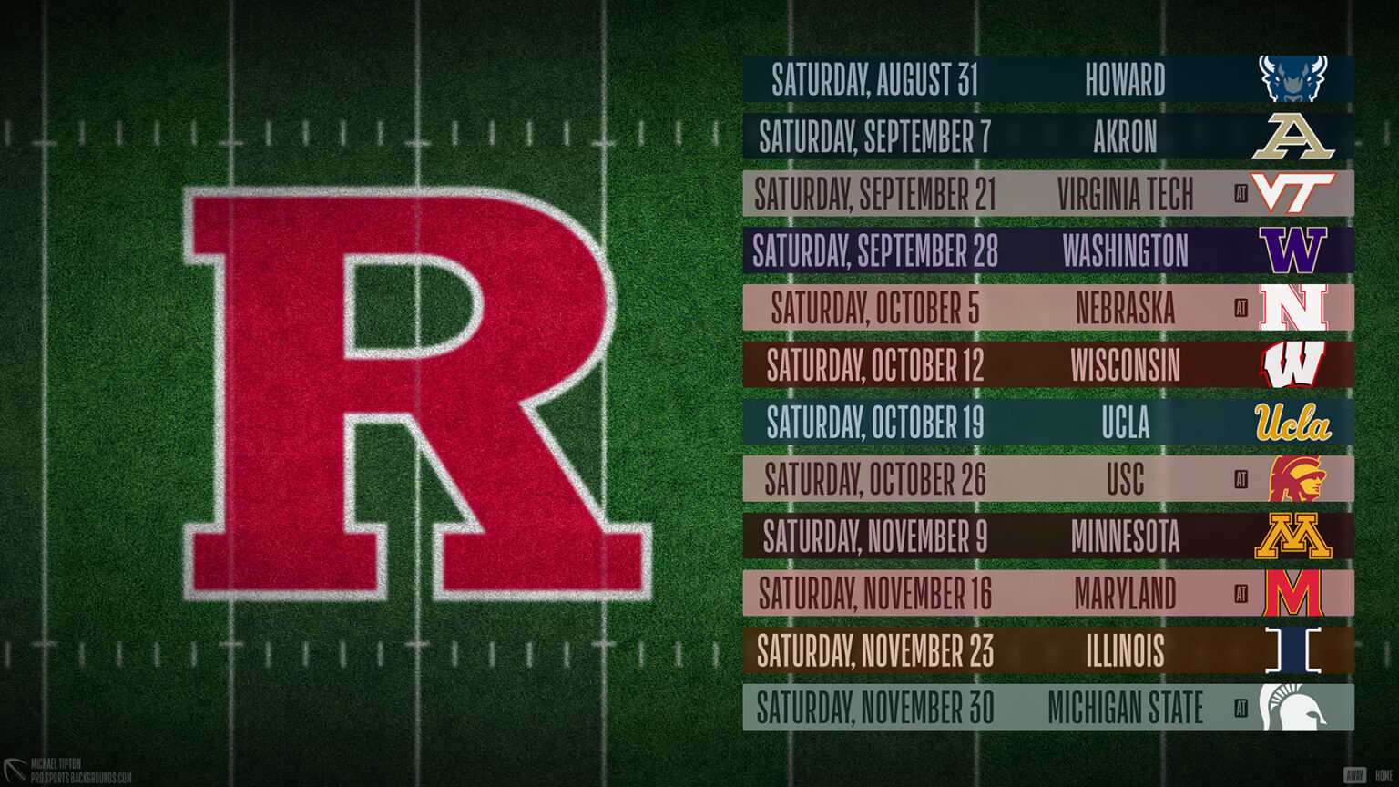 2024 Rutgers Scarlet Knights wallpaper Pro Sports Backgrounds