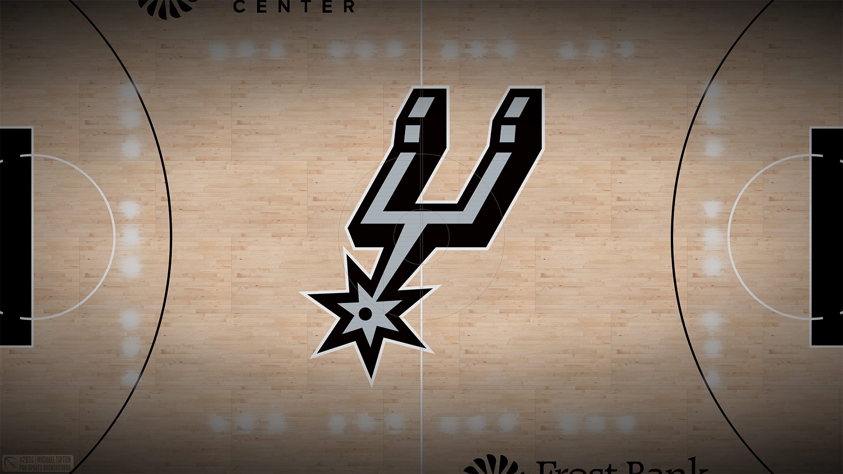 San Antonio Spurs wallpaper logo desktop NBA 2024 2025 thumb