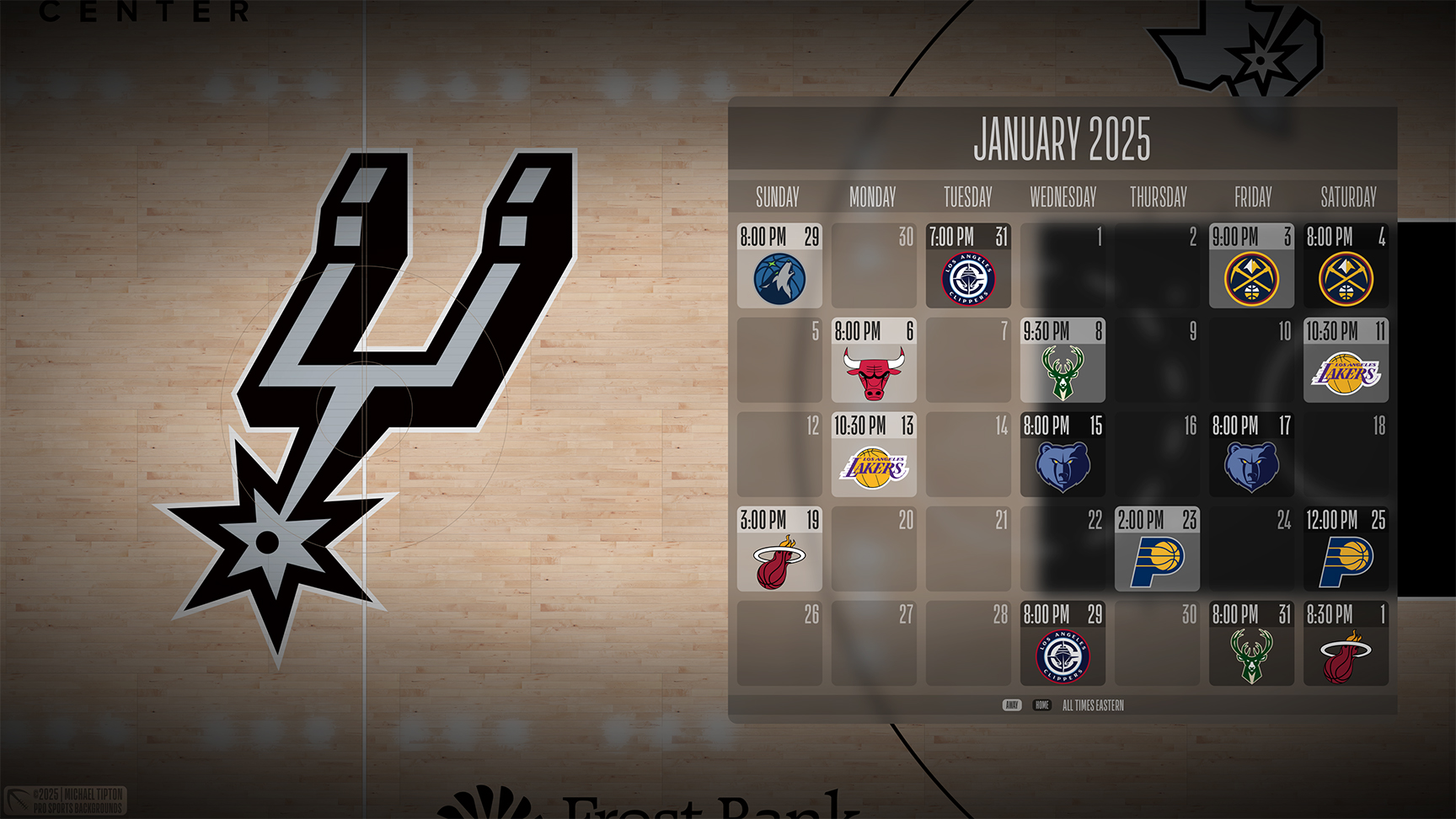 San Antonio Spurs wallpaper schedule desktop ET NBA placeholder thumb