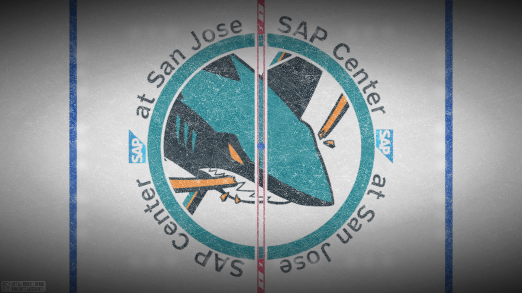 San Jose Sharks wallpaper logo desktop NHL 2024 2025 season thumb