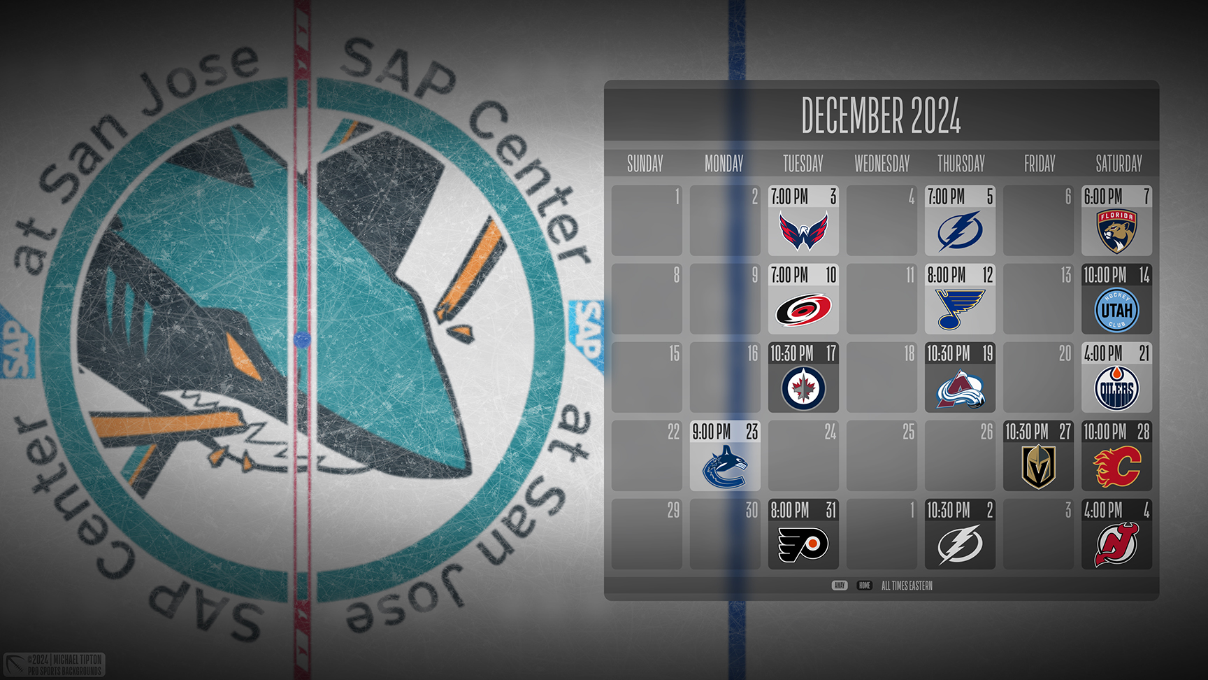 San Jose Sharks wallpaper schedule desktop ET NHL placeholder thumb