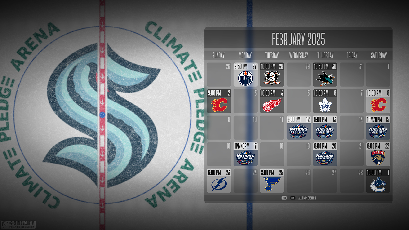 Seattle Kraken wallpaper schedule desktop ET NHL placeholder thumb